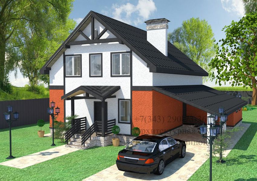 Как вписать стальную крышу в проект дома?