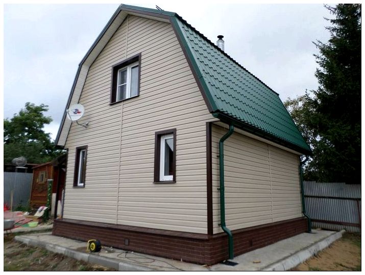 Отделка сайдингом фасада дома по низкой цене за м2 в Москве недорого